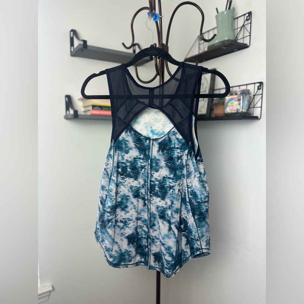 Lululemon Sculpt Tank Sea Side Silver Fox Alberta Lake / Naval Blue 6 - Picture 7 of 9